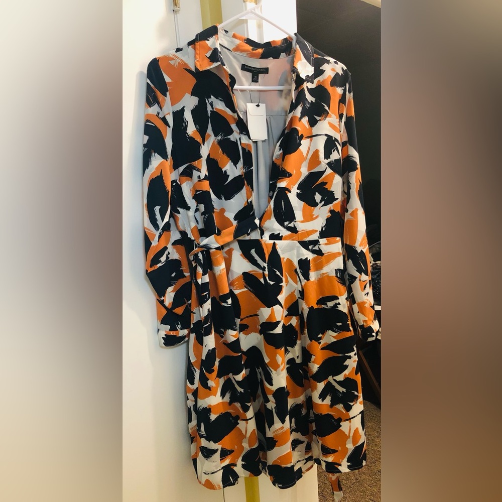 Banana Republic long sleeve dress, NWT sz 10